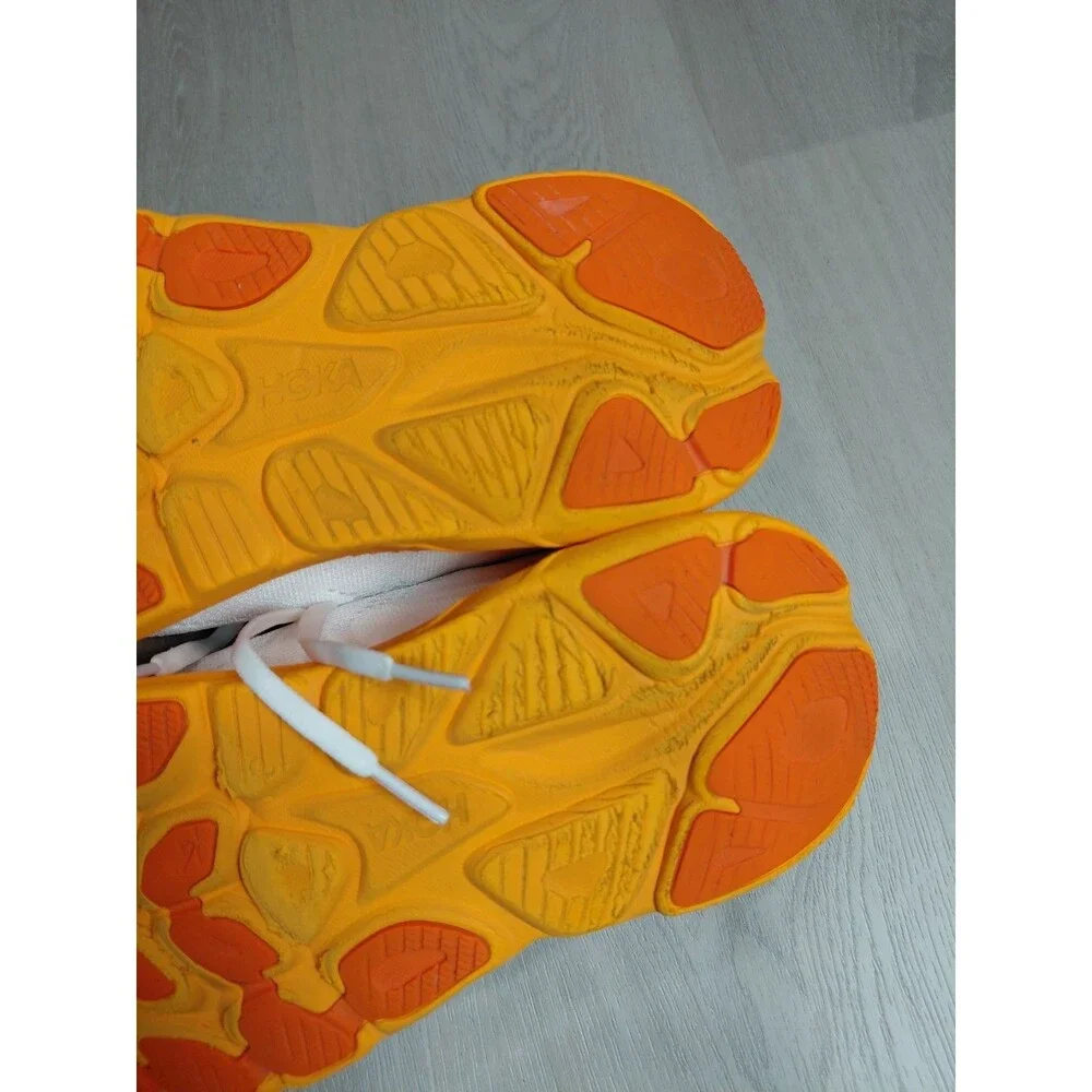 Size 8B- Hoka One One Clifton 10 Frost Orange Zest Women's Sneakers